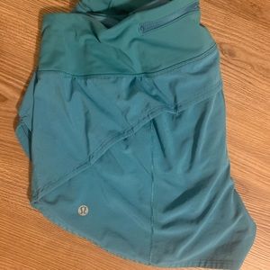 speed up lululemon shorts teal